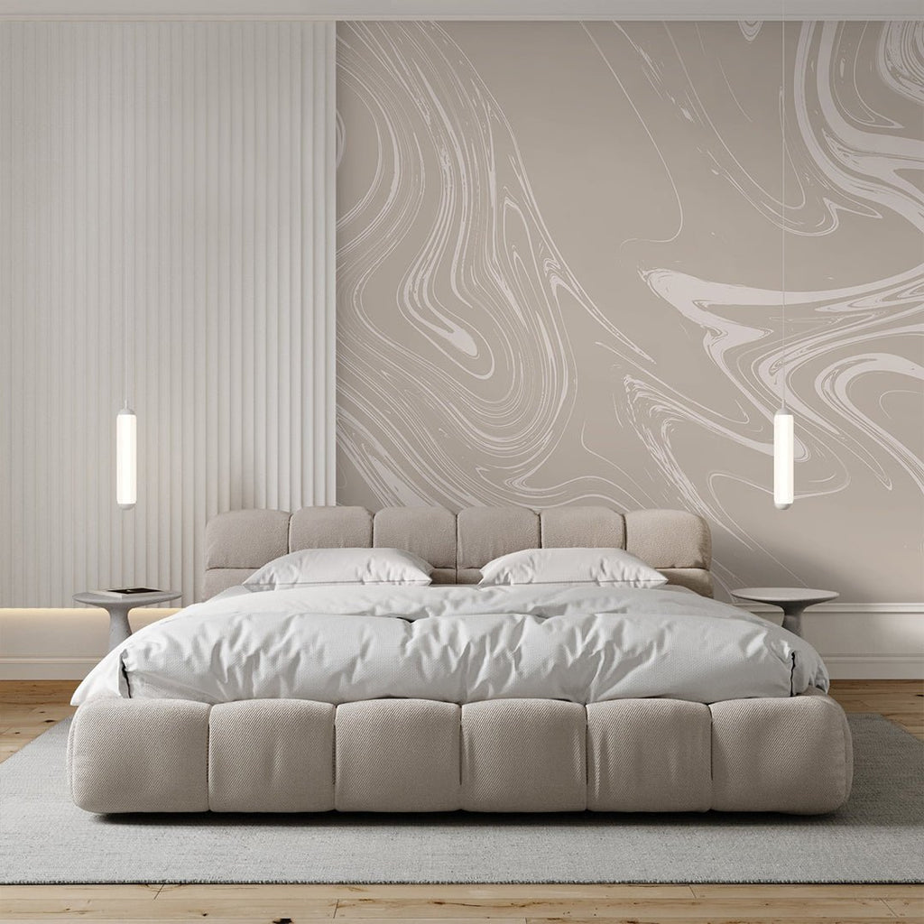 Elegant modern wallpaper interior design